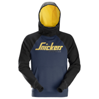 Snickers Logo Navy/Black Hoodie Small